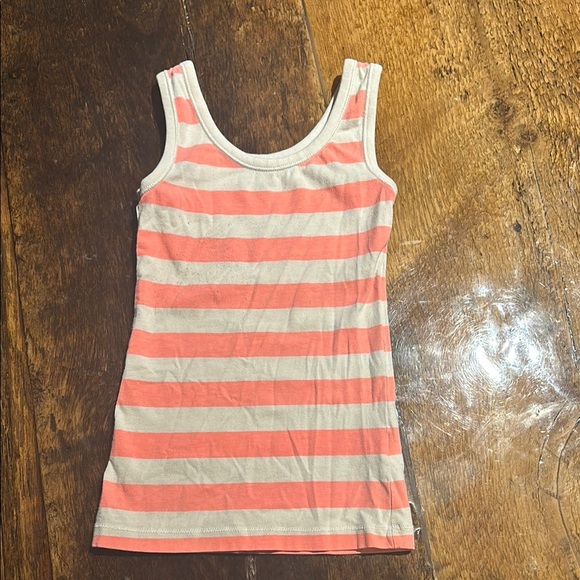 Cherokee Other - Striped Tank Top - Coral and white